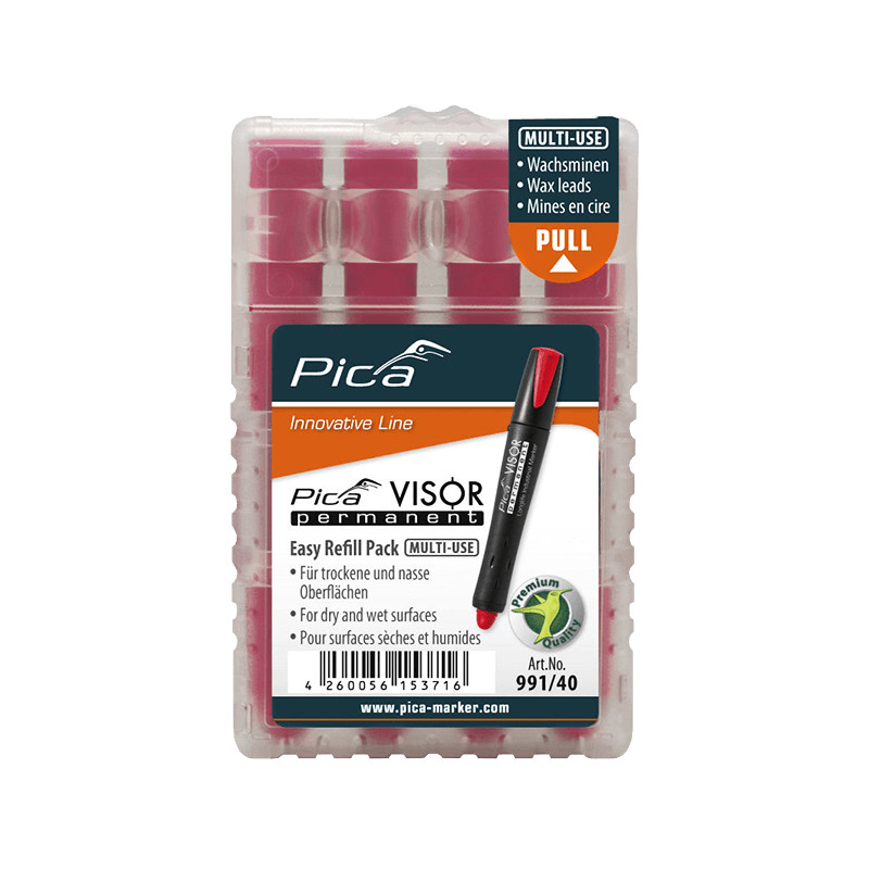 Pica VISOR Refill Pack Röd