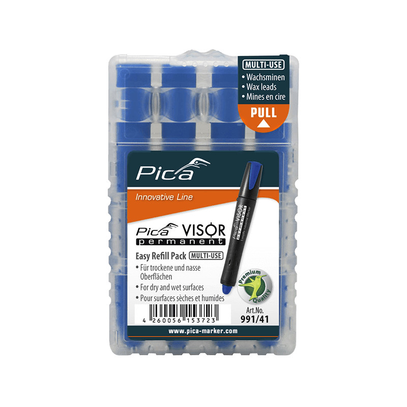 Pica VISOR Refill Pack Blå