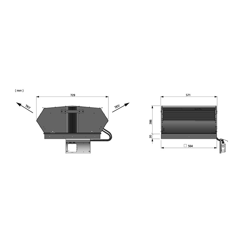 TKV 560 E3 EC Svart