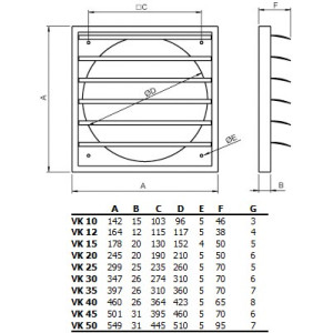 Systemair VK50 Grå