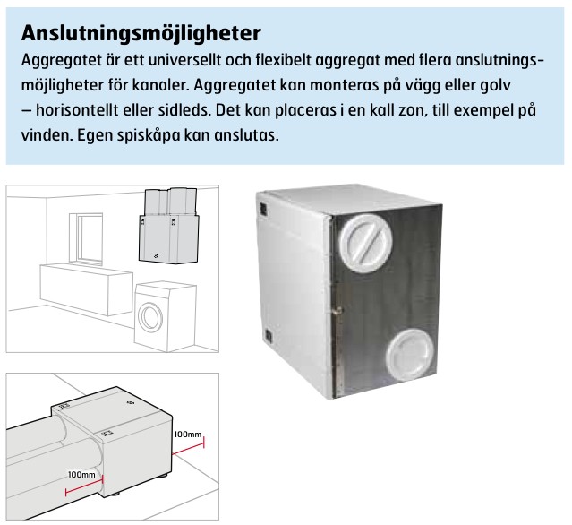 Flexit uni 3 kjøling